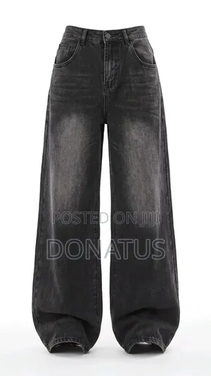 Black Baggy Jean for Women