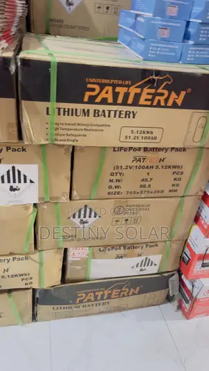 5.12kwh 51.2v 100ah Lithium Ion Battery Pattern 48volts System