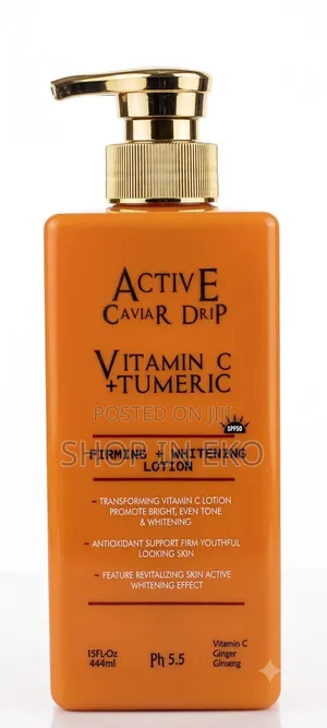 Active Caviar Drip Vitamin C +Turmeric Lotion - SPF 50 - 444ml