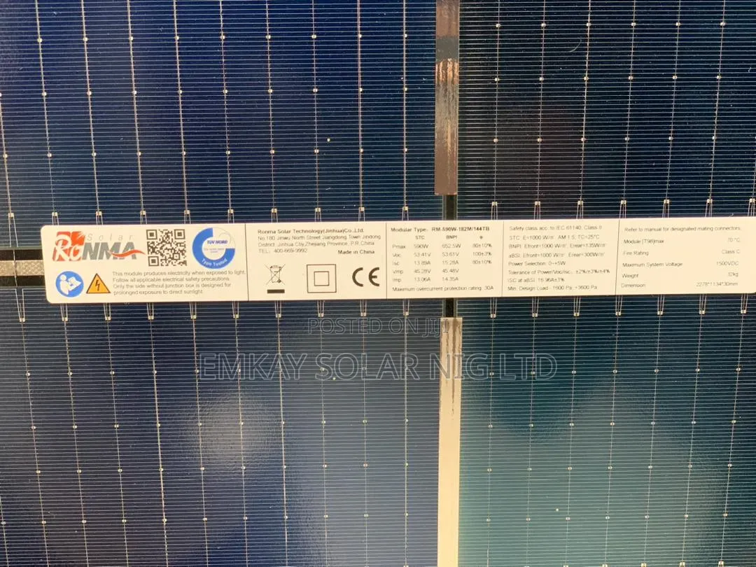 Ronma Bifacial Panel