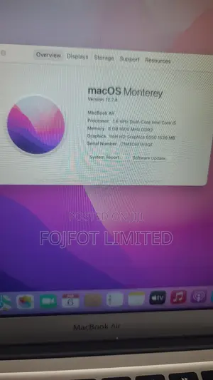 Laptop Apple MacBook Air 2015 8GB Intel Core i5 SSD 256GB