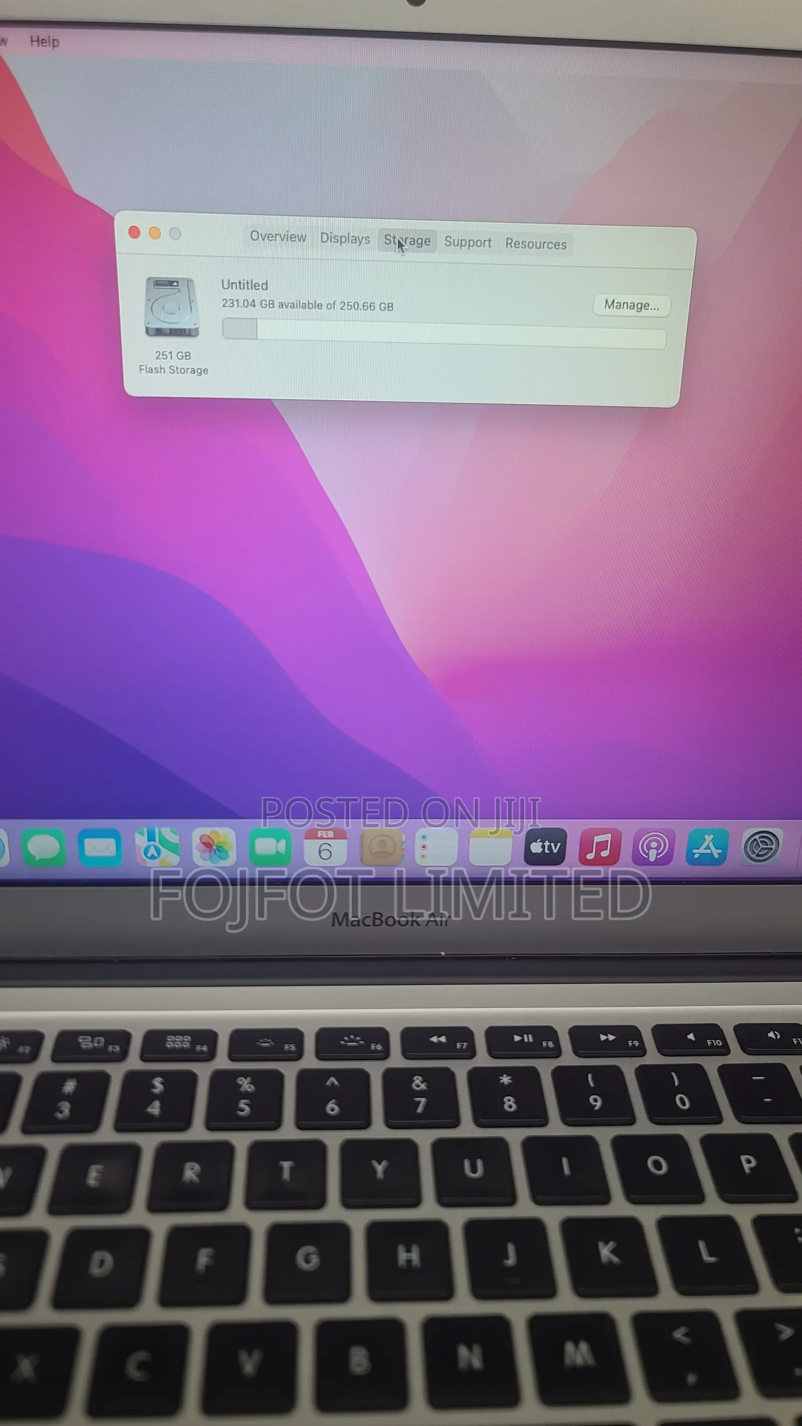 Laptop Apple MacBook Air 2015 8GB Intel Core i5 SSD 256GB