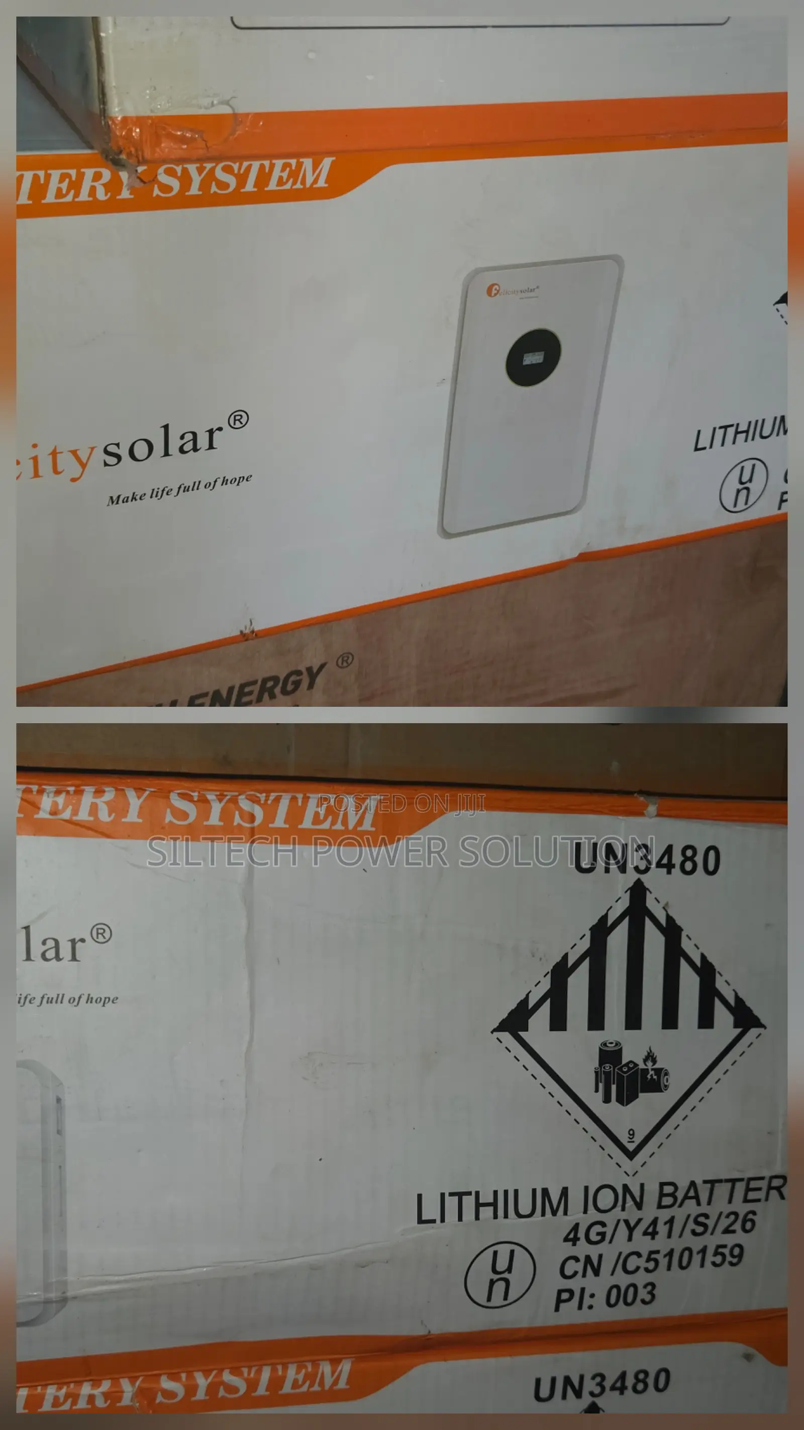 Felicity 2.5kwh 26v Lithium Battery