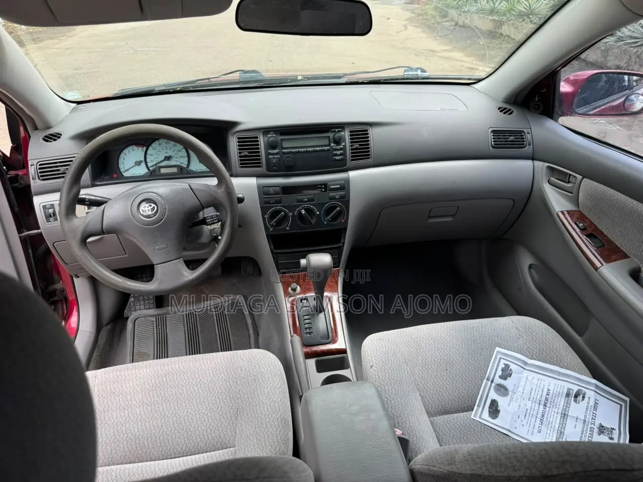 Toyota Corolla 1.4 D Automatic 2004 Red