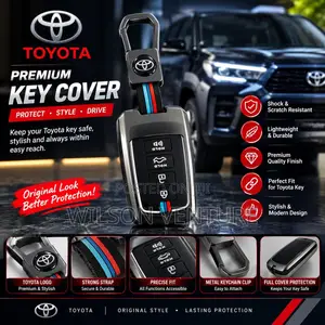 Premium Toyota Metal-Alloy Key Pouch/Cover