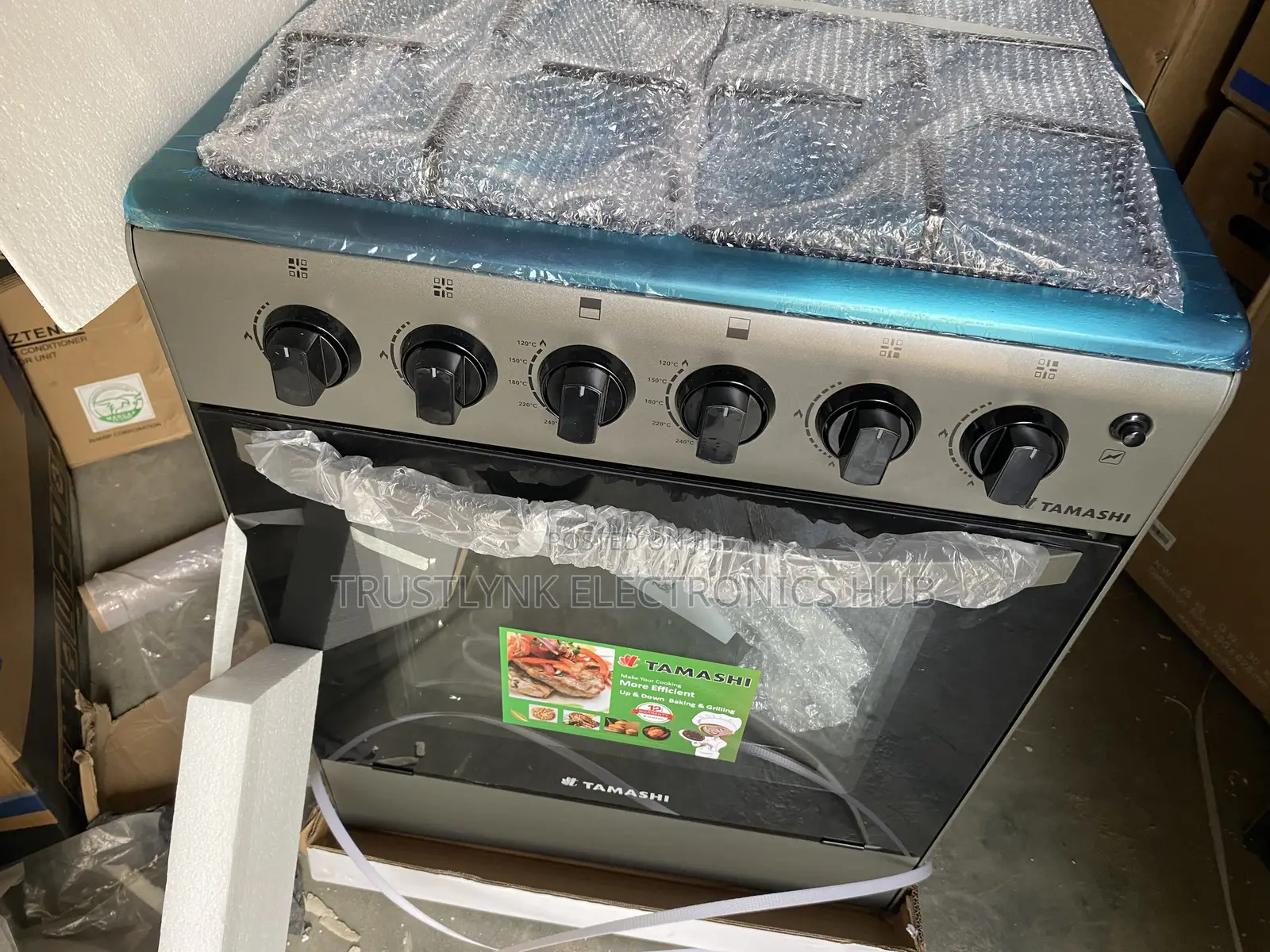 Tamashi 4burner Gas Cooker/Oven