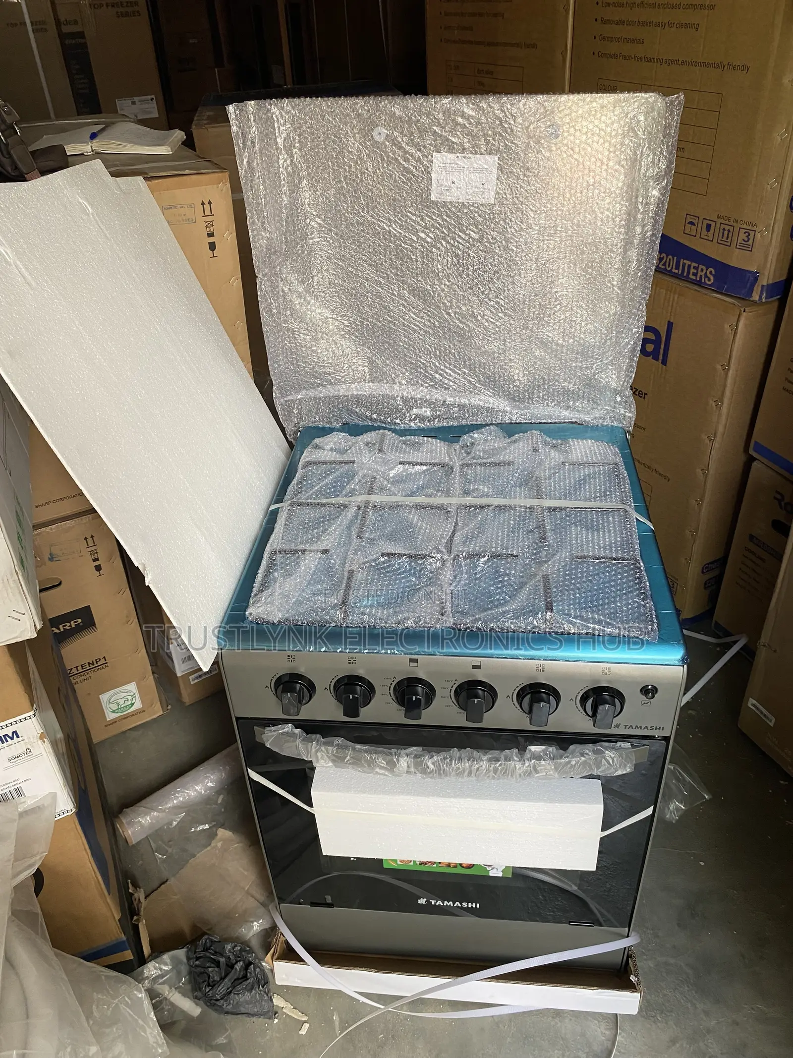 Tamashi 4burner Gas Cooker/Oven