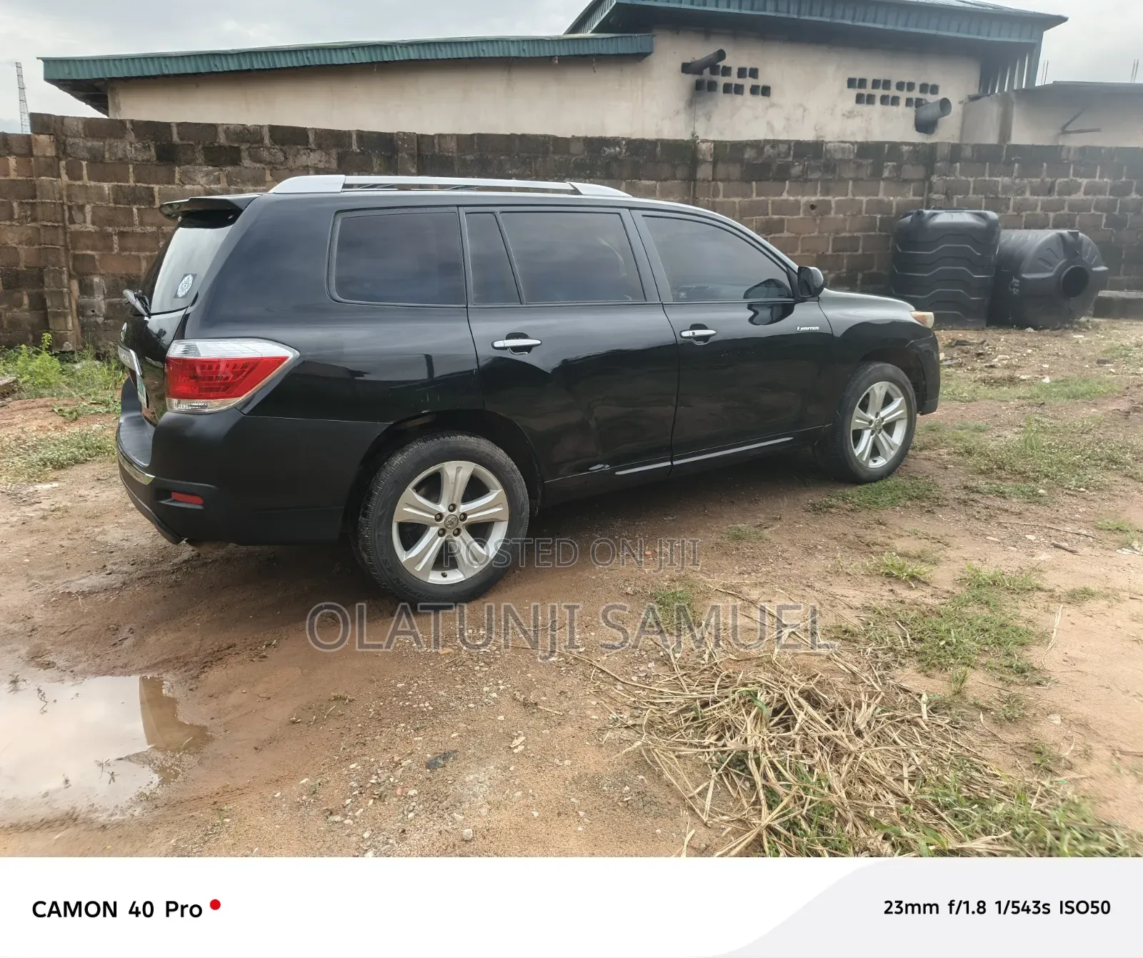 Toyota Highlander 2010 Black