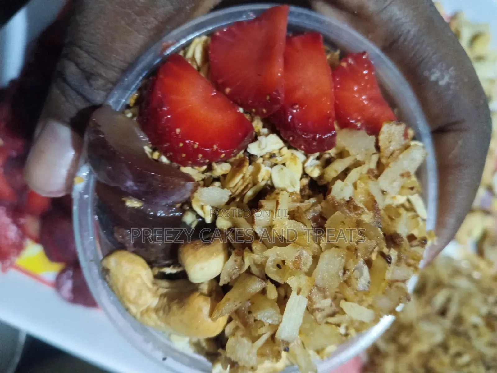 Cakes, Parfait and Yoghurt
