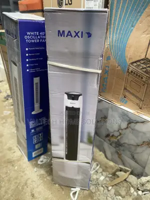 Maxi Tower Fan With Remote Control – Powerful Cooling