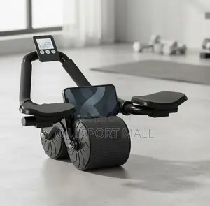 Automatic Rebound Ab Roller With Elbow Support Meter