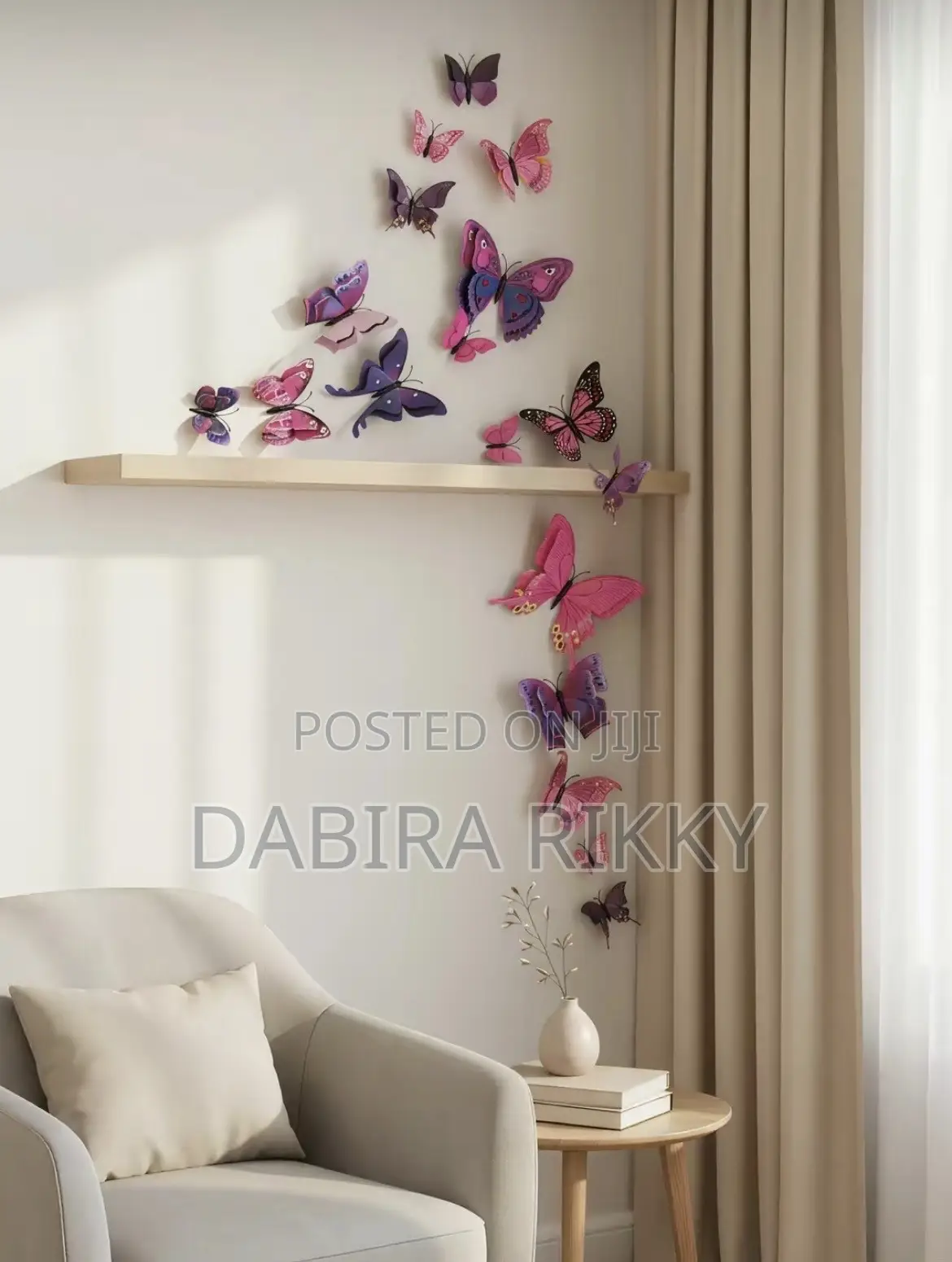 3D Butterfly Wall Stickers – Beautiful Aesthetic Wall Decor