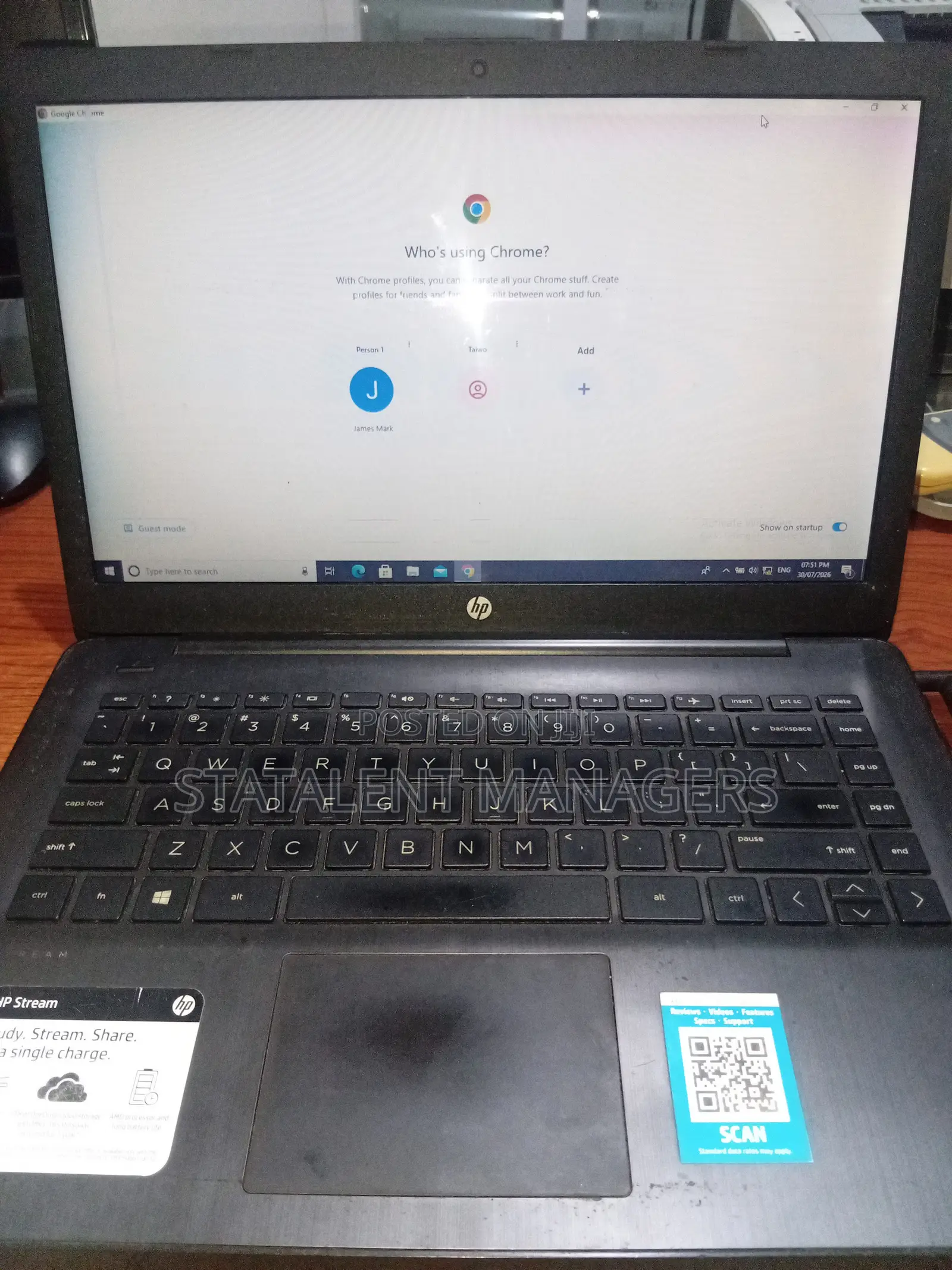 HP 10 Plus 128 GB Black