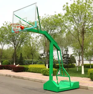 Adjustable Olympic Basketball Stand 12mm Glass Board