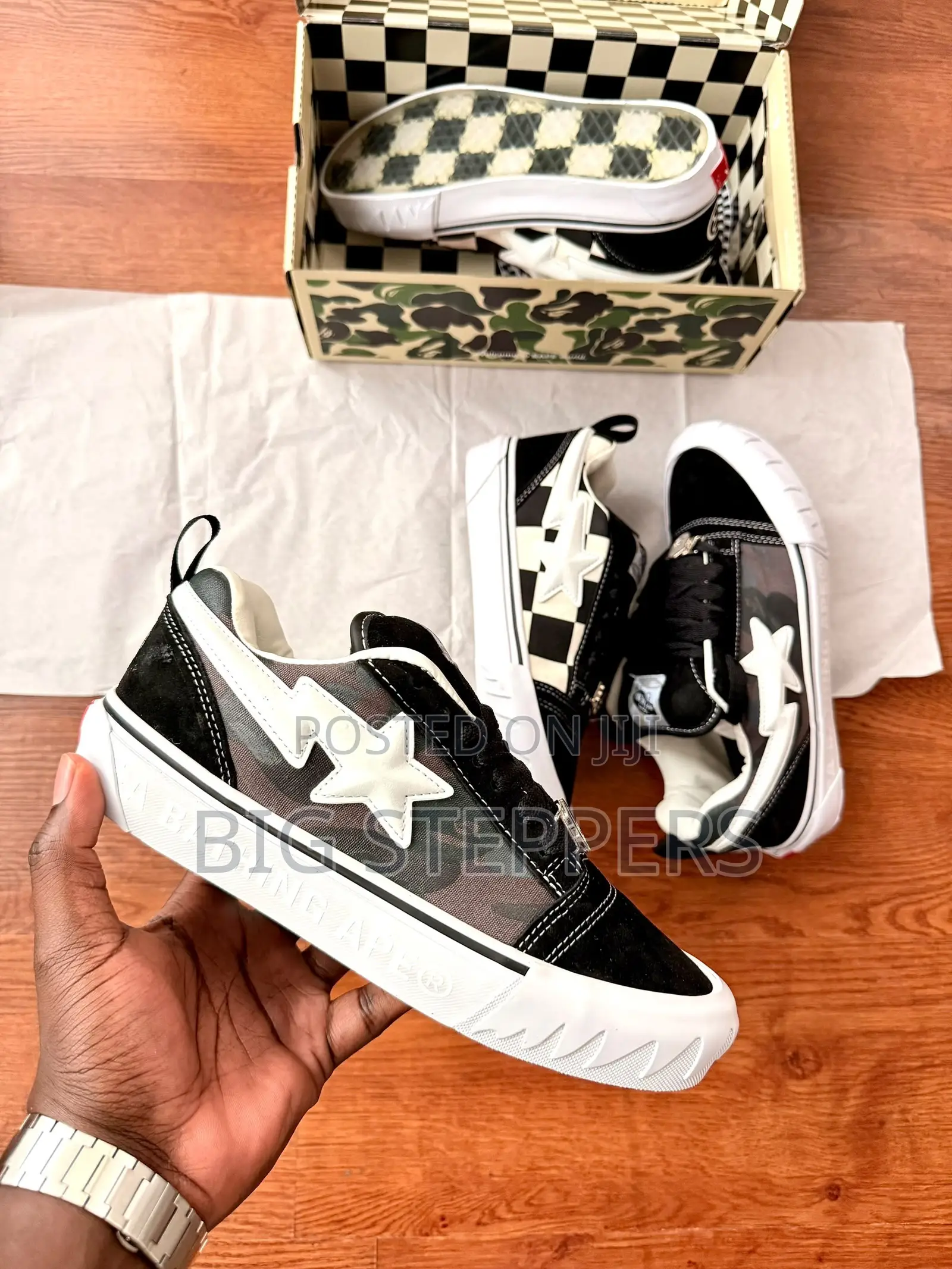A Bathing Ape X Vans Knu Skool