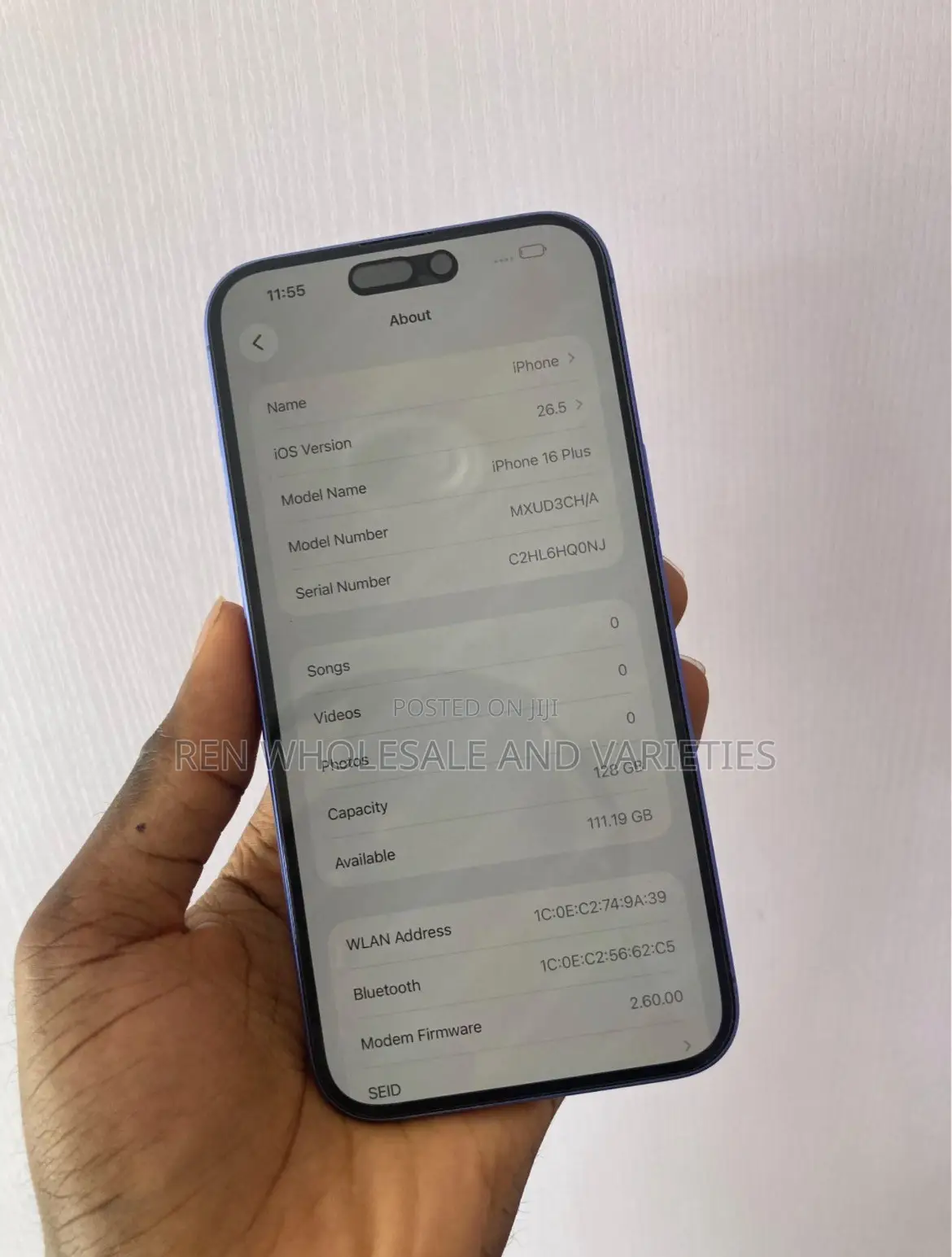 Apple iPhone 16 256 GB Blue