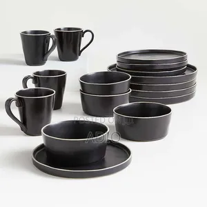 16 Pieces Ceramic Plate