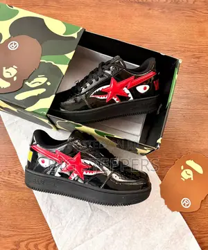 Kidsuper X Bape Sta Black Sneakers