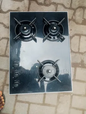 Haatz Tokunbo Neatly Used 3 Burners Table Gas Cooker, Glass Top