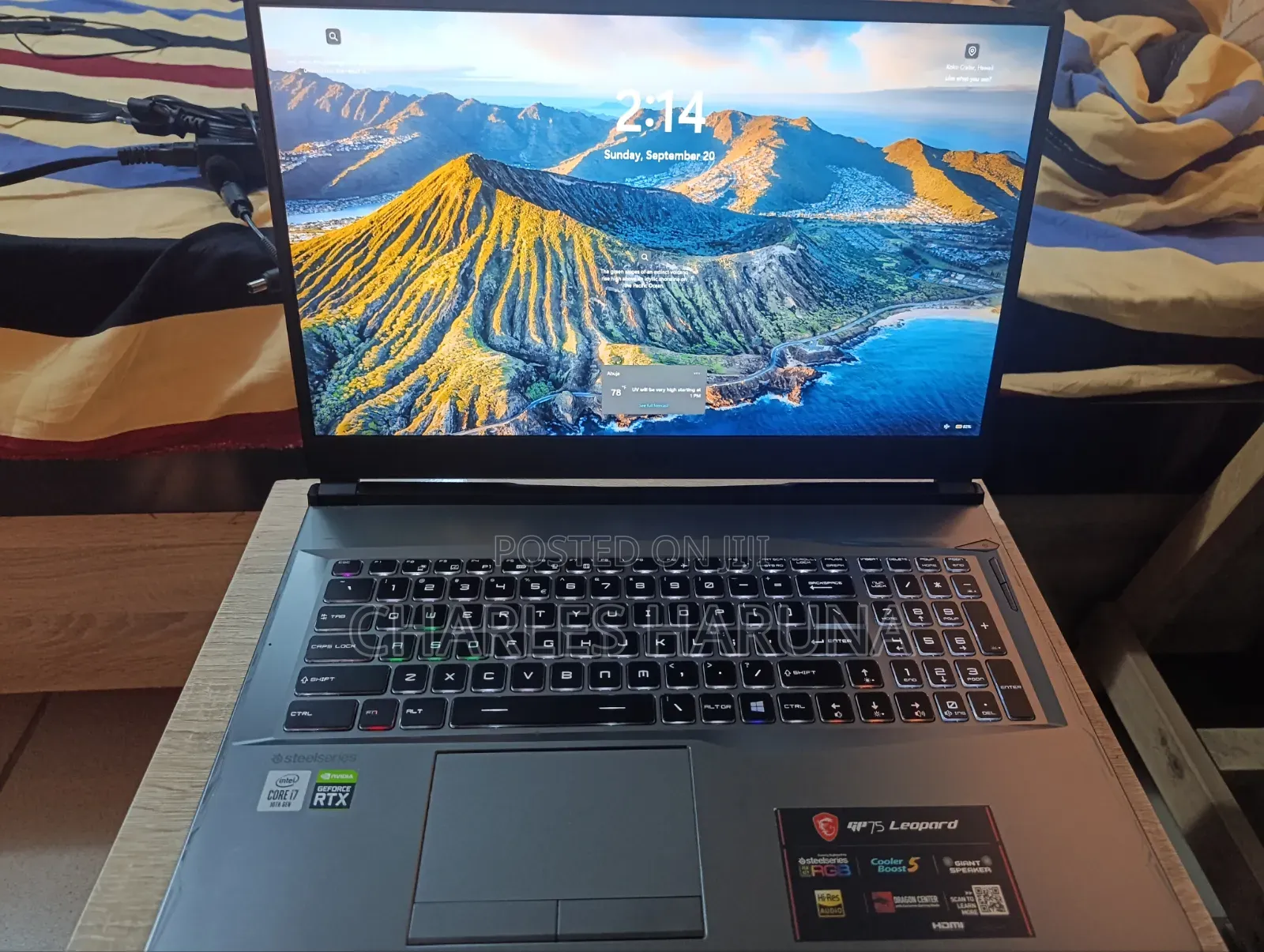 Laptop MSI GP75 Leopard 16GB Intel Core i7 SSD 500GB