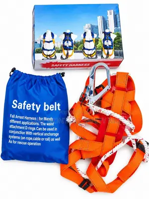 Safety Harness Belt Fall Arrest Full Body Protection Kit