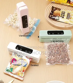 Rechargeable Vacuum Sealer Machine – Portable Household Food Sealer