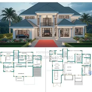 Personalized Family House Architectural Drawing