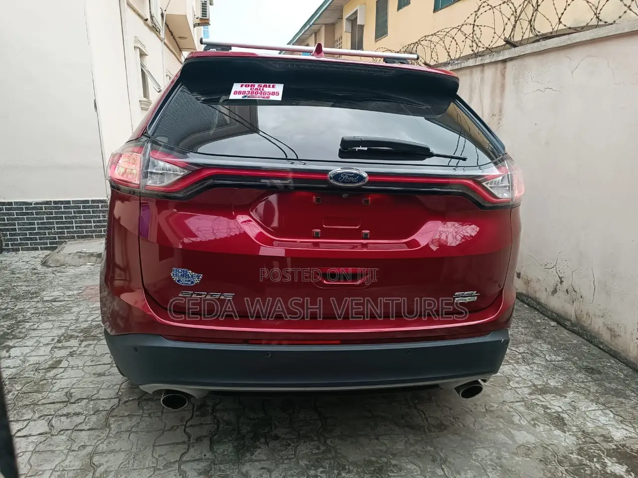 Ford Edge SEL AWD 2019 Red