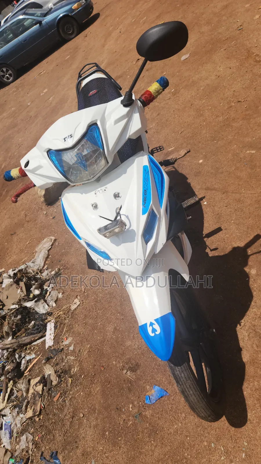 TVS Neo NX 2023 White