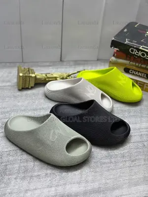 Embossed Texture Foam Slides in Assorted Colors
