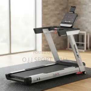 Reebok 4HP Treadmill Machine – 180kg Capacity, 15km/H, 12% Incline