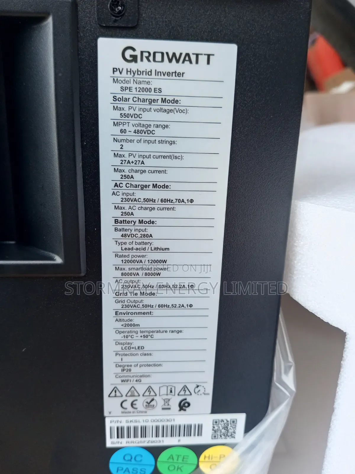 12kva Growatt Hybrid Inverter