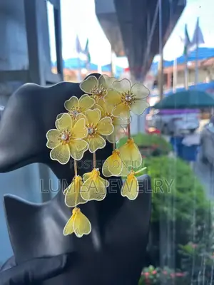 Flower Statement Earrings