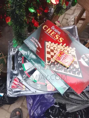 4in1 Fun Board Games.  ( Chess, Dart, Scrabble, Whot)