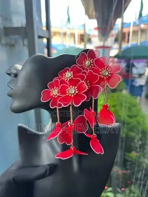 Flower Statement Earrings