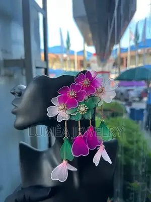 Flower Statement Earrings