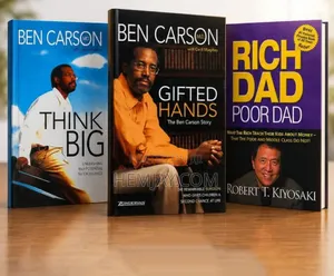 "3in" Life Changing Books (Think Big, Gifted Hands,Rich Poor Dad