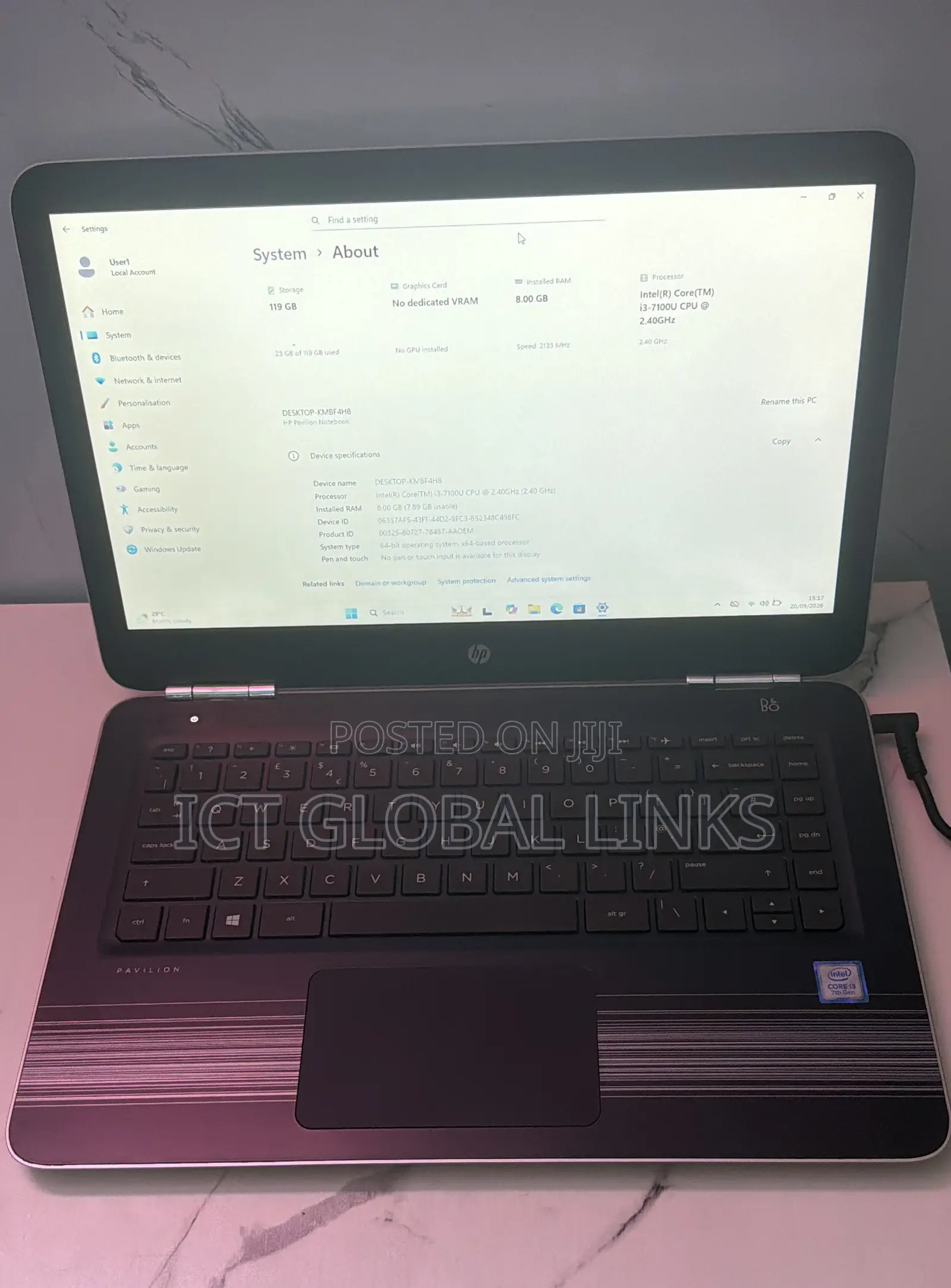 Laptop HP Pavilion 14 8GB Intel Core i3 SSD 128GB