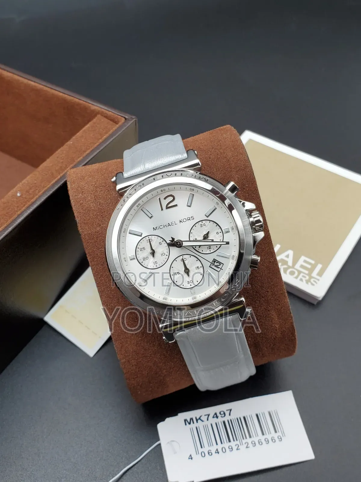 Michael Kors Black Leather Strap for Ladies