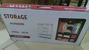 Quality Portable Fabric Wardrobe Closet (130 X 45 X 175 Cm)