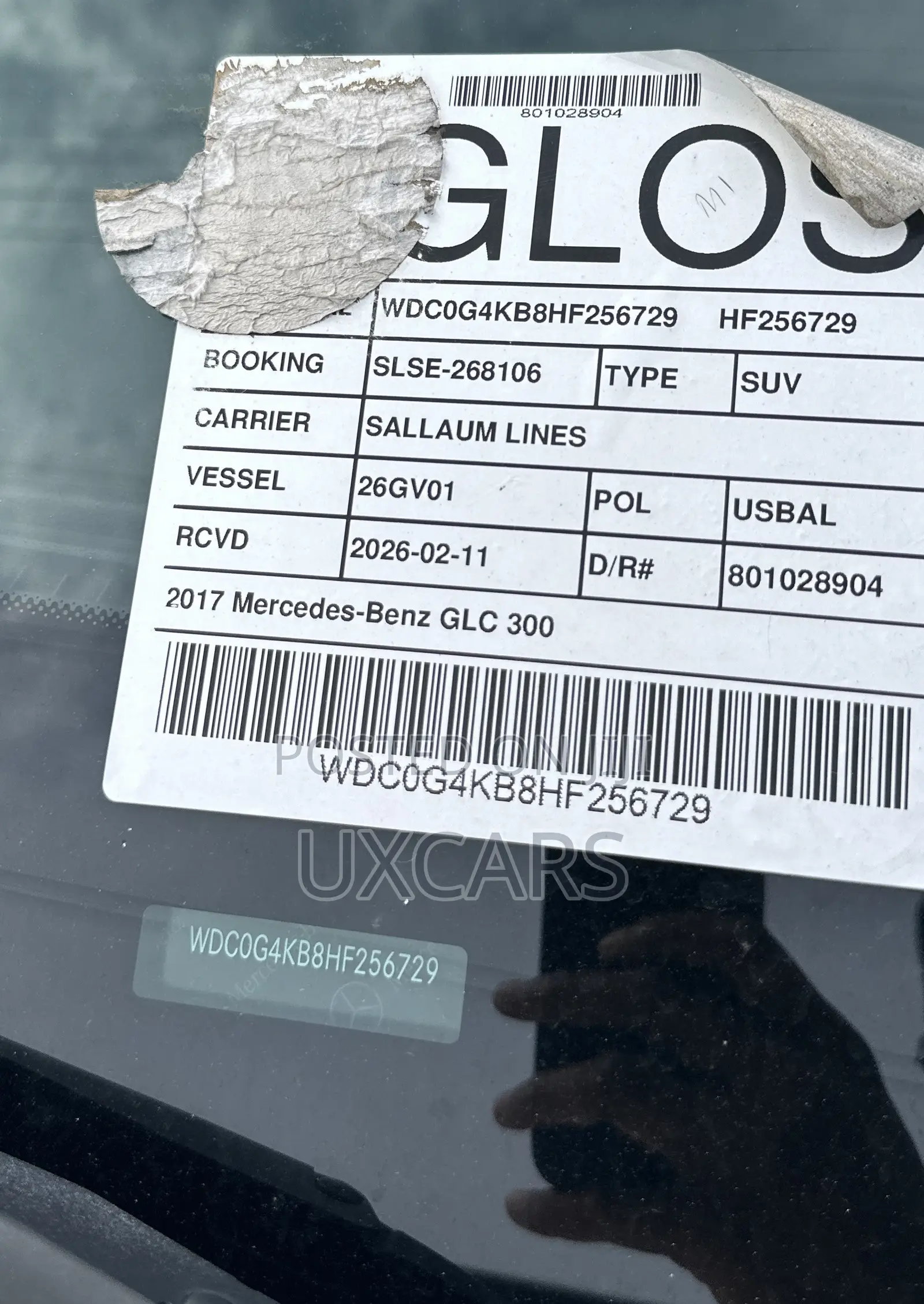Mercedes-Benz GLC-Class 2017 White