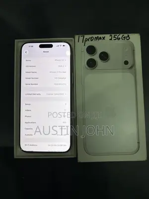 Apple iPhone 17 Pro Max 256 GB Silver