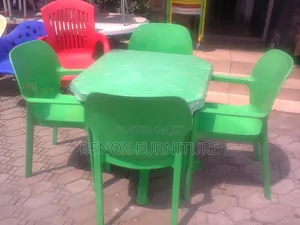 Canteen Plastic Chair and Table
