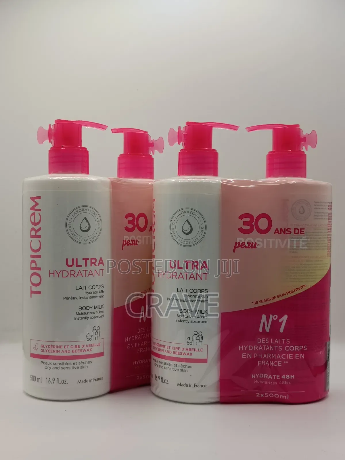 Topicrem Ultra Hydratant Body Milk – 2 × 500ml
