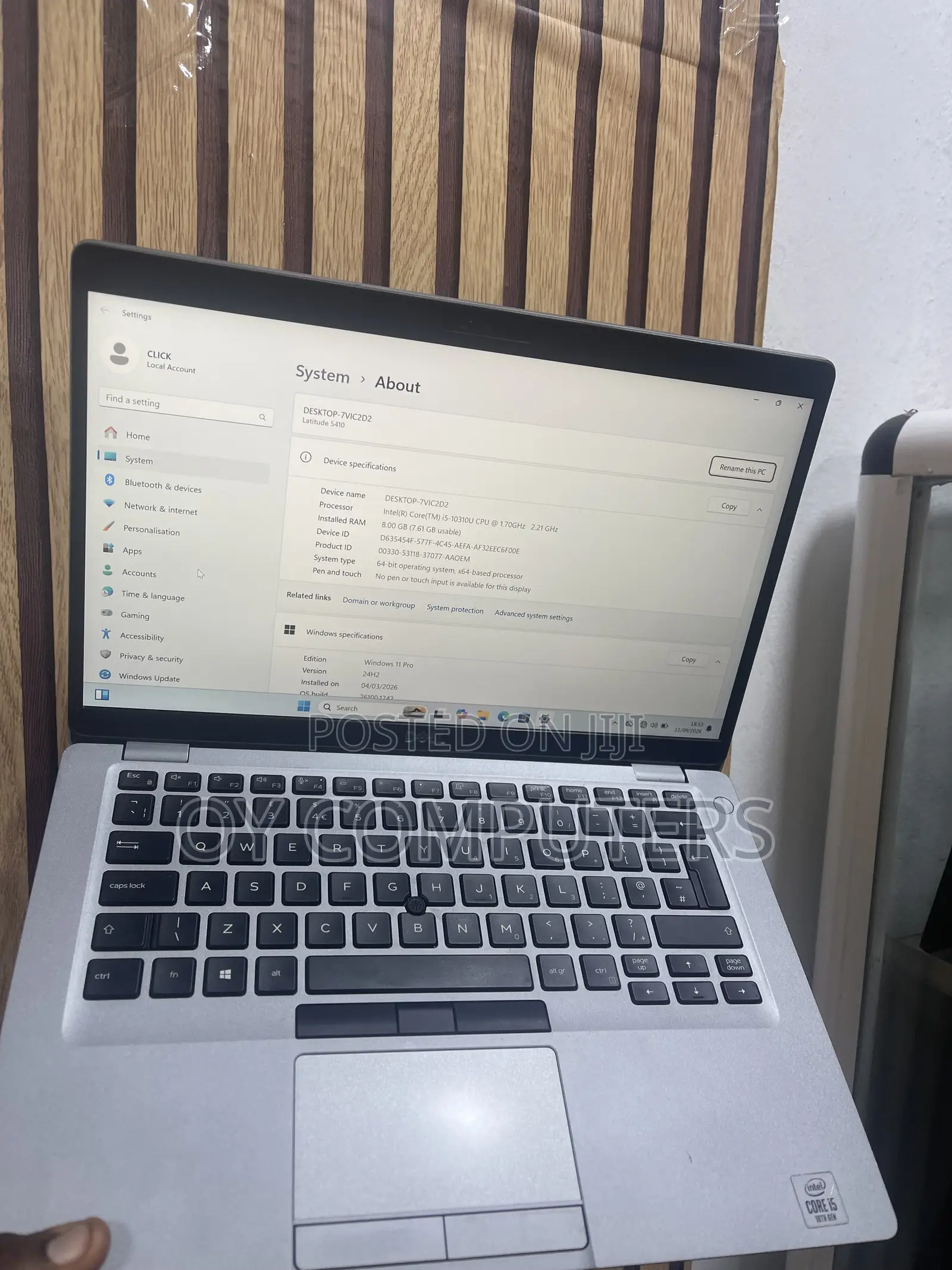 Laptop Dell Latitude 5410 8GB Intel Core i5 SSD 256GB