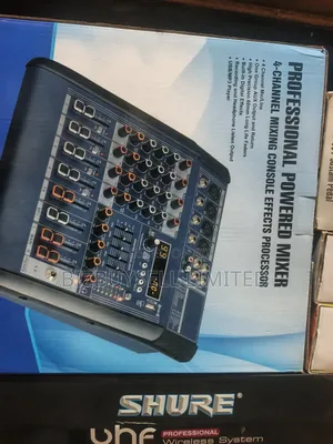 4 Channels Professional Powered Audio Mixer Equipped With a Built In.