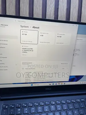 Laptop Dell Precision 15 5520 16GB Intel Core i7 SSD 512GB