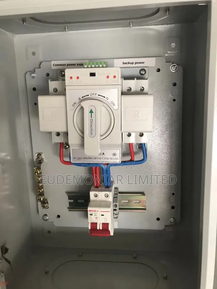 Generator Changeover Switch Installation