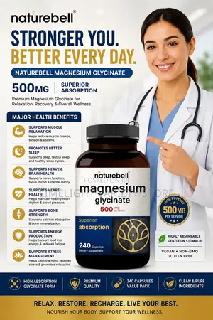 Naturebell Magnesium Glycinate 500mg