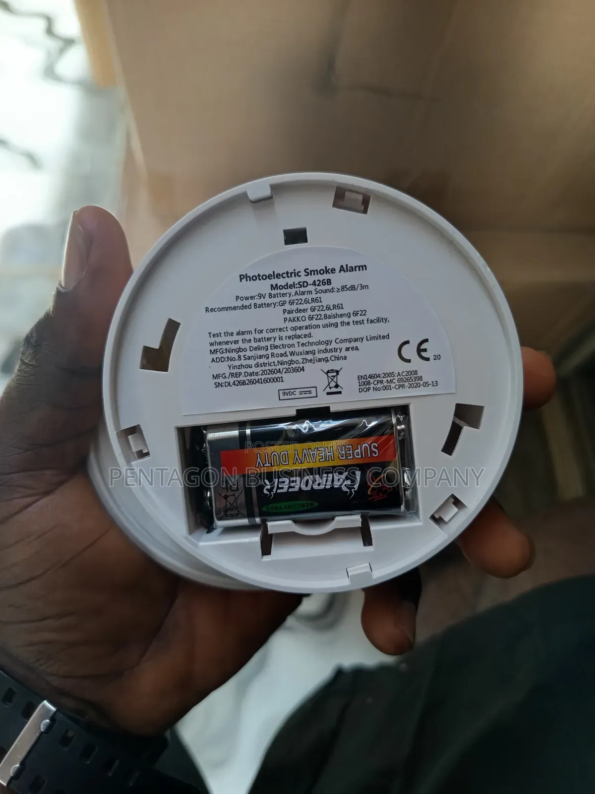 Original Fire Alarm Sensor/Smoke Detector